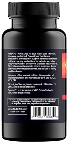 Nugenix Perform, Nitric Oxide and Vitality Booster for Men - 63ct