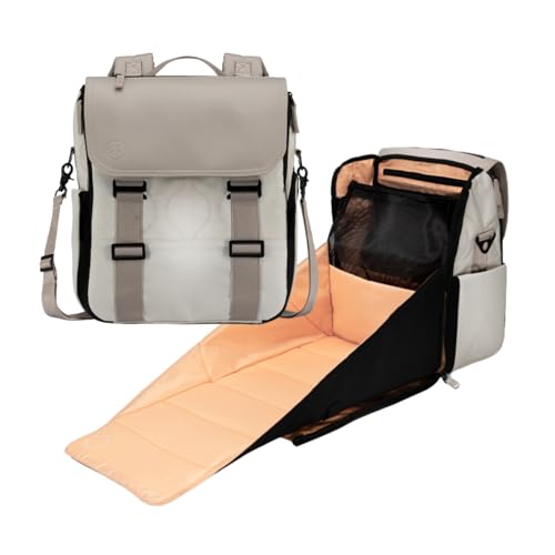 Image of PAPERCLIP Willow Eco-Friendly Diaper Bag Backpack - Unisex Baby Diaper Bag with Changing Station - Perfect Baby Bags for Mom/Dad - Spacious Travel Companion - Stylish & Practical