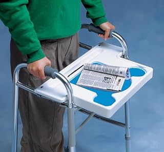 Walker Tray, White Plastic