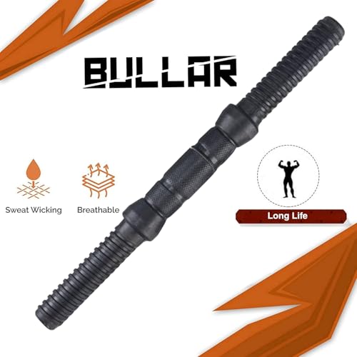 Image of BULLAR Adjustable Dumbbell Set with Pair of Dumbbell Rods and PVC Weight Plates (18Kg Set)