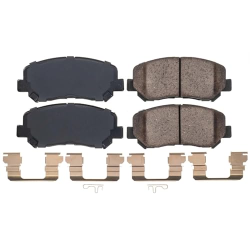 Image of PowerStop Front Brake Pads for Mazda CX-5 2021-25 - Z17 Ceramic Brake Pads with Installation Hardware, 17-1623N