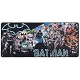 DC Comics Batman XXL Mouse Pad 35 in x 15.7 in - Gift Batman Gaming Desk pad 90 mm x 40 mm - Official Licensed