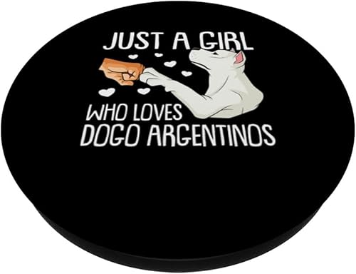 Miniatura 2 de Córdoba dog dog mom Dogo Argentino PopSockets Swappable PopGrip