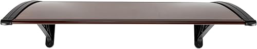 Miniatura 5 de Ochine Toldo de ventana para puerta de lluvia, patio, puerta delantera, cubierta de policarbonato para puerta delantera, protección contra la lluvia