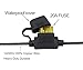SCCKE 14.8ft / 4.5m 14 AWG Extension Cord Eyelet Terminal with Battery Clamp 12V/ 24V Battery Clip-On for High-Power Inverter,Boat,RV Battery,air Pump,car Fridge,car Cooler,cart Fan and Other Device