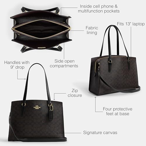 Coach Tatum Carryall, IM/Walnut/Black3