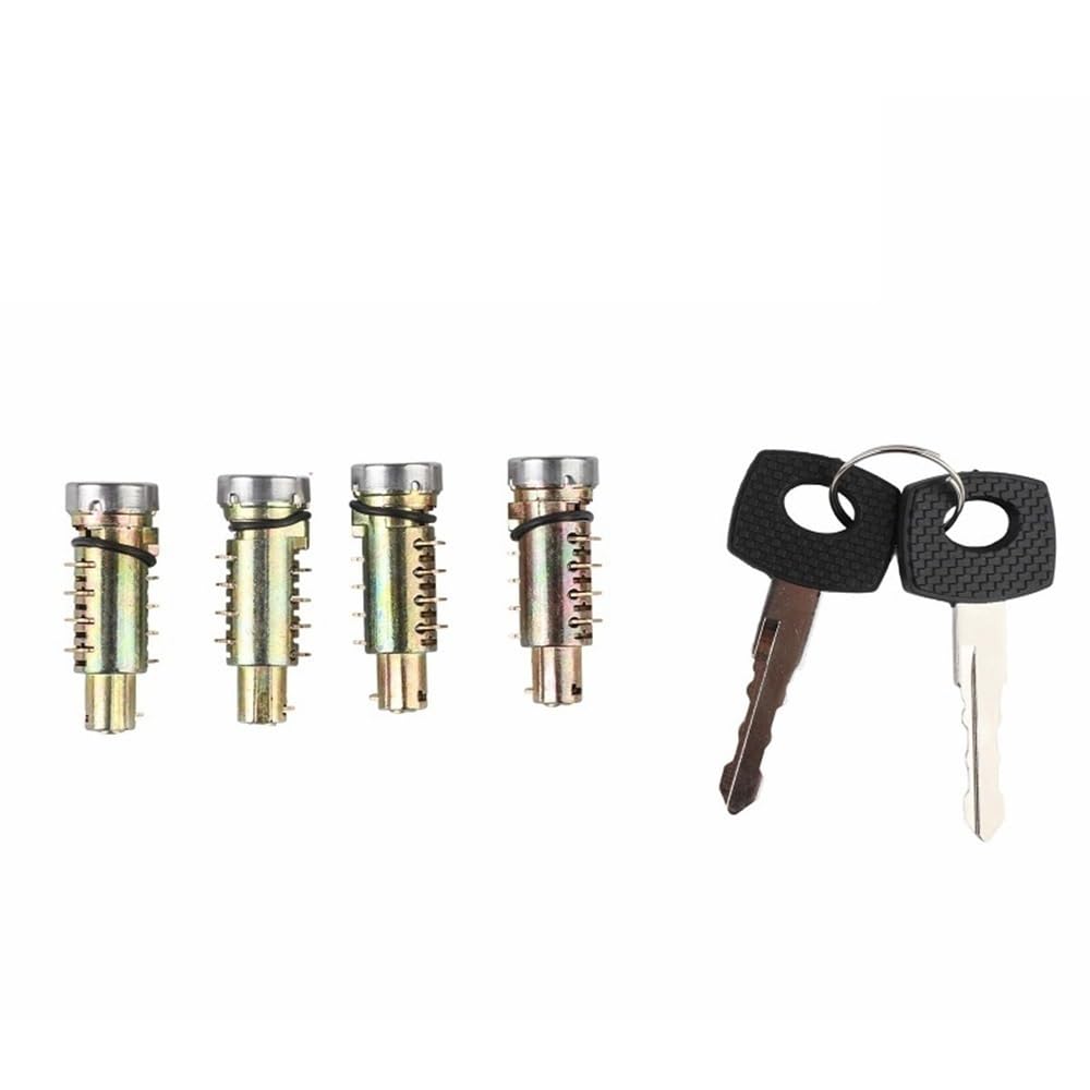 Pengnaqp One Color Ignition Barrel A6707600205 6707600205 Compatible With Vw For Lt 1996-2006 Car Ignition Lock Cylinder Barrels With 2 Keys