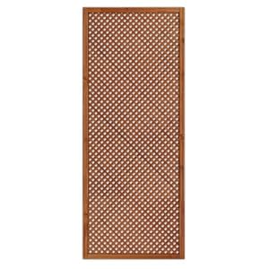 Celosía De Madera Tratada para Decoración De Terrazas, Jardines y Exteriores (180x90 cm)