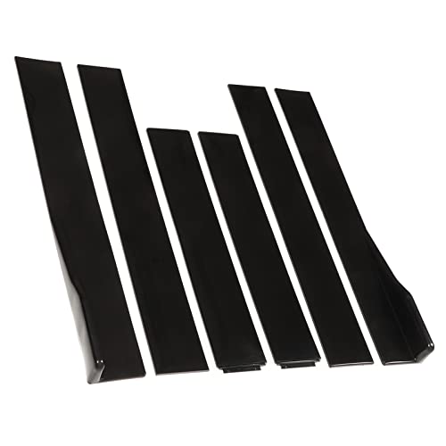 Minigonne Laterali per Auto Estensioni del Pannello Basculante Nero Lucido Diffusori a Labbro Splitter per Veicoli Universali