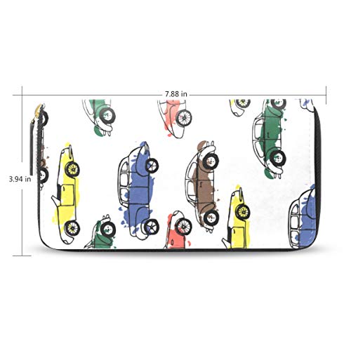 Preisvergleich Produktbild XiangHeFu Frauen-Geldbörsen-Geldbeutel-Handtas... Auto-Reißverschluss-Leder