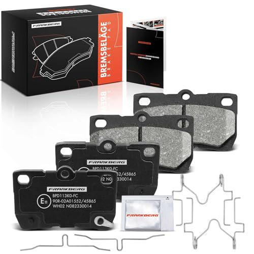 Frankberg Brake Pad Set incl. 4x Pads Rear Compatible with IS II E2 GS S19 IS C GSE2 Replace# 04466WY020