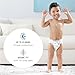 Amazon Brand - Mama Bear Plush Protection Diapers - Size 3, 40 Count, Hypoallergenic Premium Disposable Baby Diapers, White and Cloud Dreams