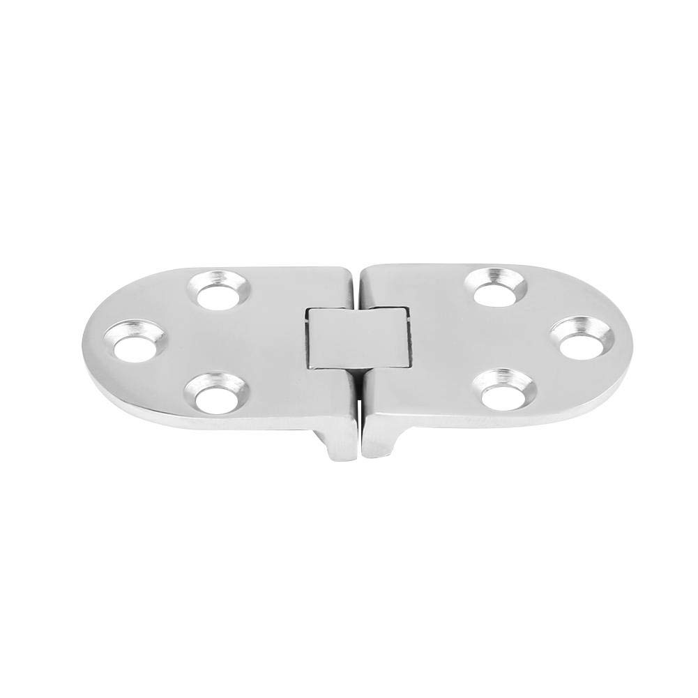 2 Stück Marine Scharniere Boot Edelstahl Scharnier Marine-Türscharnier Bootstürscharnier Bootstürluke Kabinentürluke Bündiges Türscharnier Bündige Türluke für Kabinentüren (66 x 30 mm)