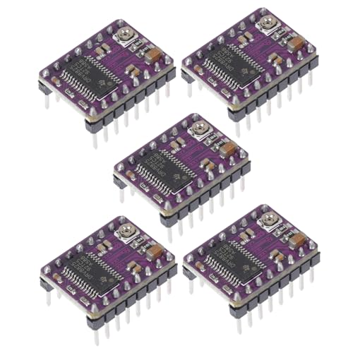 Hohopeti 5pcs Upgrade Your Printer Stepper Motor Driver Module Heat Sink Precise Control for Stepper Motors