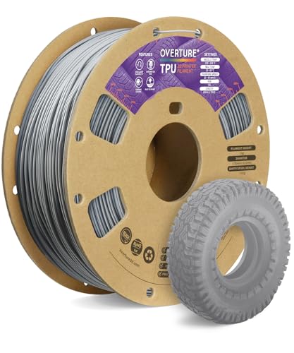 Filament OVERTURE TPU Szary (GRAY)