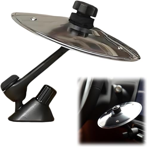 Crash-Becken für das Auto, Crash-Becken für die Lüftung des Autos, Mini-Becken mit Clip, Crash Cymbals Air Vent (Silber, 1 Stück)