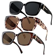(3pack) Black + Pattern + Amber Tortoise