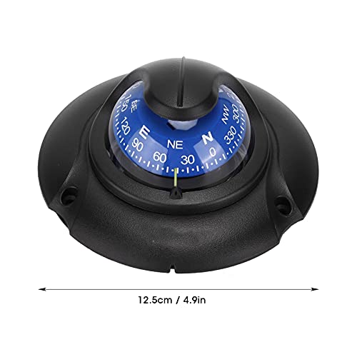 Wene Boat Compass Dash Mount Flush, Boating Compass Dashboard Suction With Led Light, Navigation Marine Compass Boats Surface Mount Electronic Led Light Marine Digital Compass For Car Boat Truck #TOP6