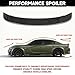 Rear Trunk Wing Spoiler for 2015-2024 Dodge Charger (SRT/Hellcat/Scat Pack/SXT/SE/RT/GT/Daytona/Pursuit/Redeye) All Models, Ducktail Spoiler Dodge Charger Accessories (Gloss Black)