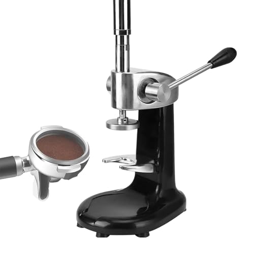 Máquina de prensado manual de polvo con alfombrilla antideslizante, base de 58 mm para presionar uniformemente los posos de café, ideal para el hogar, oficina, camping, viajes