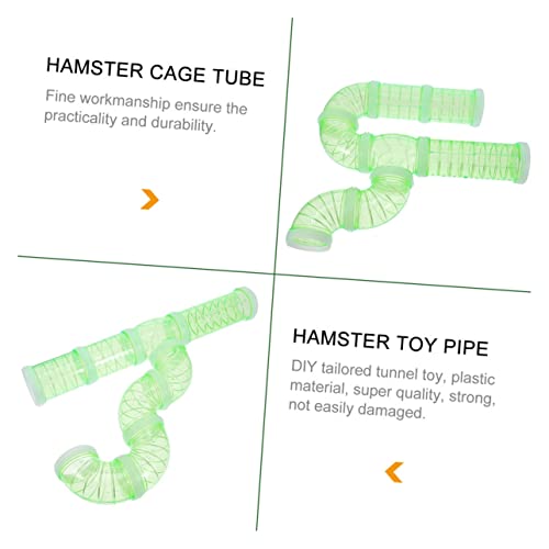 HAPINARY 1 Conjunto De Tubo De Hamster Kit De Túnel De Hamster Brinquedo De Exercício De Túnel De Ch