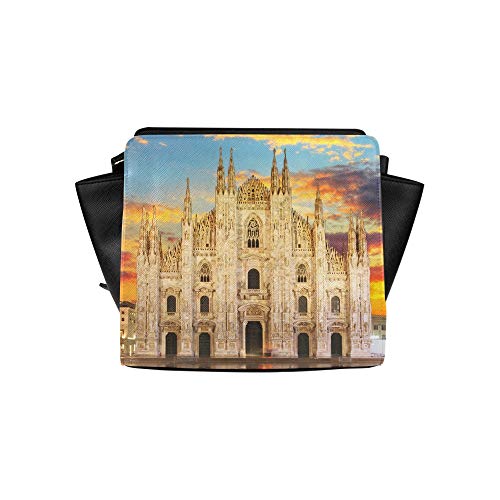 Bag Women Fashion Unusual Beautiful Milan Cathedral Satchel Bag Crossbody Bags Travel Bags Duffel Shoulder Bags Luggage For Lady Girl Women Shoulder Crossbody Bag