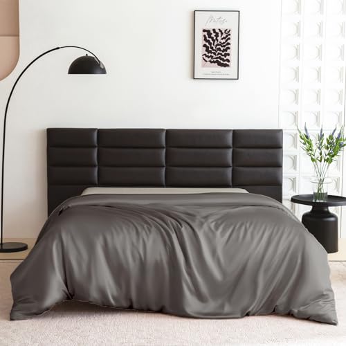 Housse de couette 100% soie de mûrier lit King Size pour nuits fraîches