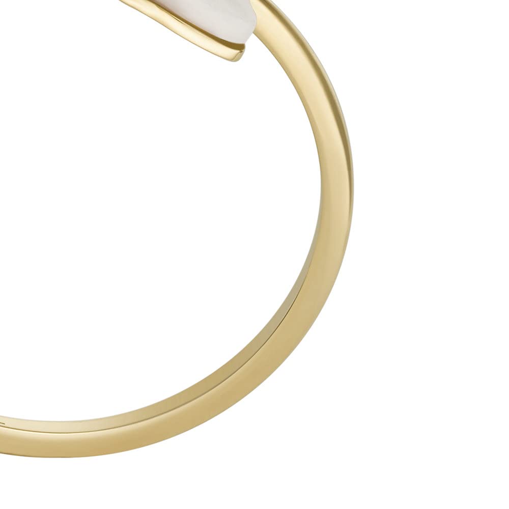 Fossil Damen Ringe aus Edelstahl offen