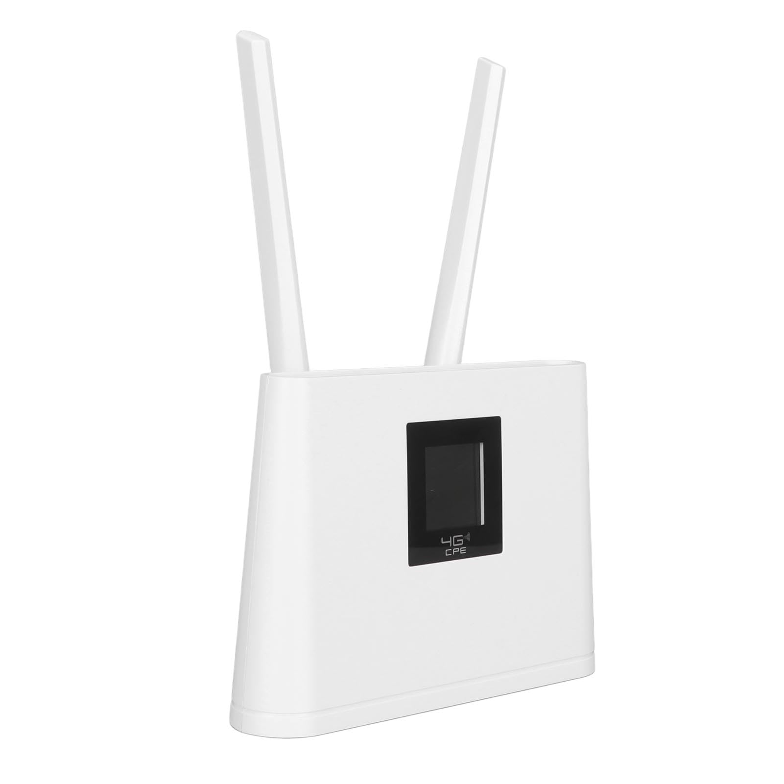 Yunseity Router 4G LTE Router da 150 MBPS SIM SIM SLOT WiFi per Europa Asia, 20 Dispositivi Supportati LCD Visualizzano l'antenna Ad Alto Guadagno Ad Alto Guadagno per il Campeggio all'aperto