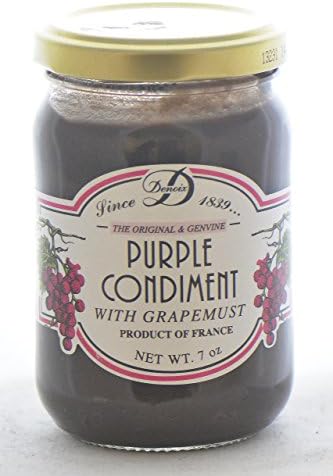 French Violet Mustard - Purple Condiment with Grapemust - 29.5oz