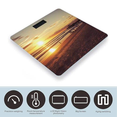 Báscula Digital de Baño Sunset Beach Capacidad 400lb miniatura 3
