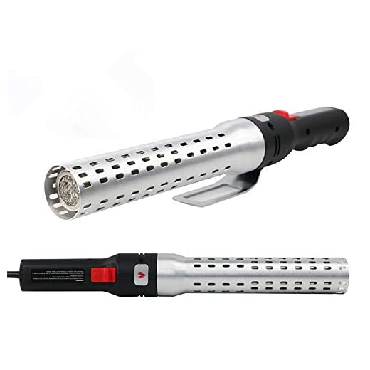 MIGI WOLF Electric Charcoal Fire Starter, Igniter Grill Starter Super Quick BBQ Lighting Indoor or Outdoor Update for 60 Second Charcoal Lighter Blower Fireplace Campfire (Silver)