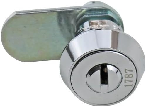 Zinc Alloy 180 Degree Rotating Cylindrical Lock Industrial Electrical Control Cabinet Door Accessories 1Pcs