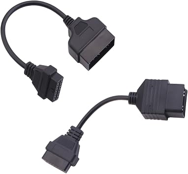 OCESTORE 2pcs OBD1 to OBD2 Diagnostic Tool Adapter Connector Cable 22 Pin to 16 Pin and 17 Pin to 16 Pin for Toyo ta OBD1 to OBD2 Diagnostic Tool Cable
