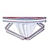 JOCKMAIL Jockstrap Athletic Supporters for Men Jock Strap Male Underwear for Gym Sport White
