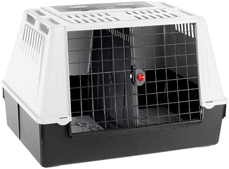 Ferplast Dog Car Carrier, Atlas Car 100, Double Sliding Door with...