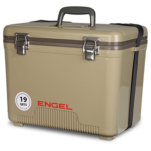 Engel Uc19 19Qt Leak-Proof, Air Tight, Drybox Cooler And Small Hard Shell Lunchbox For Men And Women In Tan #TOP4