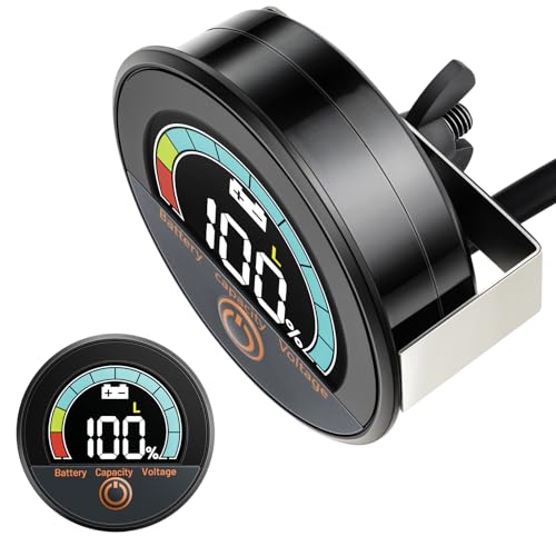⚡️ 10 Best Golf Cart Battery Tester 6 Cverny Battery Capacity Voltage Meter with Low Voltage Alarm&LCD Screen, Waterproof DC7-100V Battery Monitor for Lead-Acid, Lithium Ternary, Lithium Iron Battery in Golf Cart Car Motorcycle RV Boat