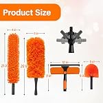 26FT High Reach Duster with Extension Pole 5-20FT, 4-in-1 Cleaning Kit - Image 2