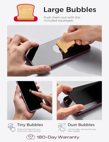 MAGIC JOHN 3rd Gen for iPhone 18 Pro Max AR Privacy Screen Protector 2-Pack - image 9