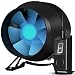 TerraBloom 4 Inch 160 CFM Inline Fan with 0-100% Variable Speed Controller, Air Tight Metal Casing, Energy Efficient EC Motor. Heating, Cooling Booster and Exhaust Blower for Grow Tents