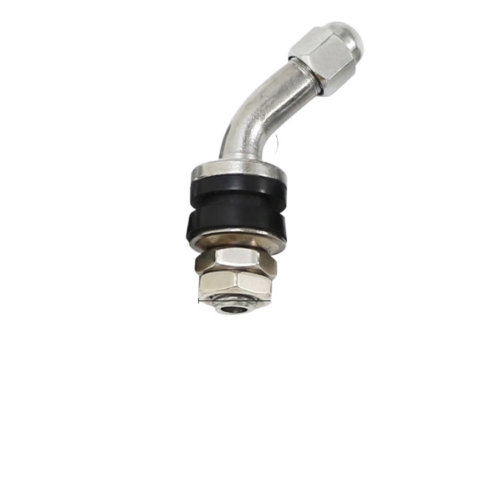 Ventilkappen 4 Stück Klemmventile für Autoreifen, TR48E V-5-Räder, Motorrad-Innenmontageräder, schlauchlose Ventilschäfte(VS-8-45)