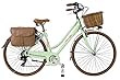 Via Veneto by Canellini Fahrrad Rad Citybike CTB Frau Vintage Retro Dolce Vita Aluminium Green hellgrun