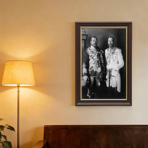 Tableau Nicolas II et George V - Le cadeau idéal pour passionné - 4