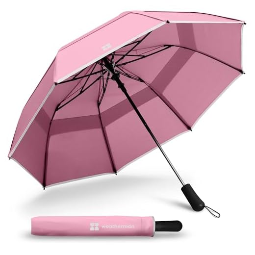 Best umbrella for commuter Weatherman Premium Collapsible Travel Umbrella
