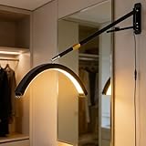 【7 TEMPÉRATURES DE COULEUR + VARIATION CONTINUE】Cette lampe de beauté LED professionnelle en forme de demi-lune offre 7 températures de couleur, de 3000 K (lumière chaude) à 6500 K (lumière froide), avec une variation continue de l'intensité (0 % à 100 %) contrôlable par télécommande ou interrupteur tactile. La lumière est douce, confortable et non éblouissante, idéale pour les esthéticiennes et les tatoueurs