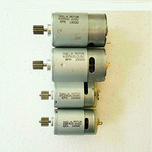 DGPOAD RS 380 390 500 Kinder Elektroauto Spielzeug Auto Motorrad 6V 12V Motor Motor-390 6V 18000RPM 12T Cover