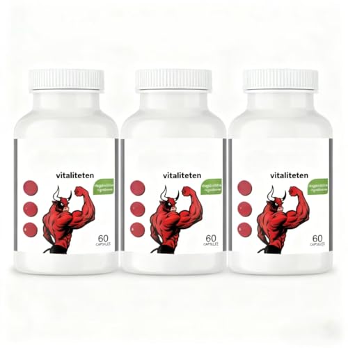 Formule vitalité pour hommes, soutien à l'énergie et à la concentration, à base de plantes,3PCS