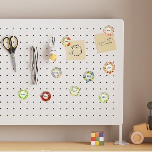 12 imanes redondos decorativos para refrigerador miniatura 3