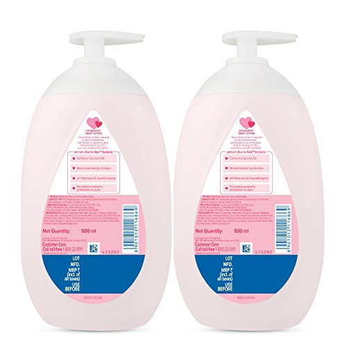 Image of Johnson's Baby Skincare Wipes with Lid, 72s Twin Pack (Buy 2 Get 1 Free) (432 Wet Wipes), White & Johnson's Baby Powder, 600g & Johnson's Baby Lotion 500ml (Pack of 2)